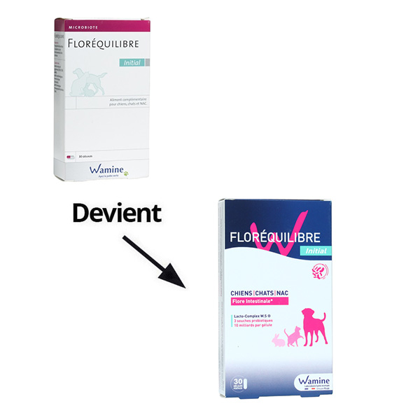 Wamine Floréquilibre Initial chien et chat gélules