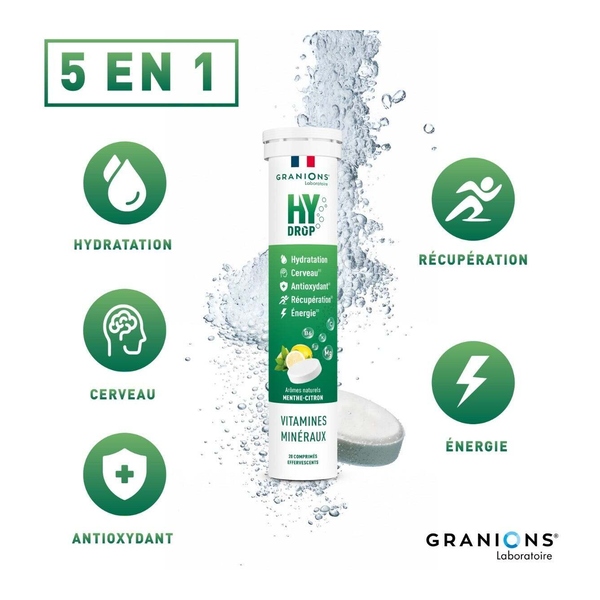 Granions Hydrop Vitamines et Minéraux comprimés