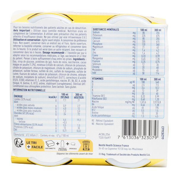 Renutryl Booster boisson hyperprotéinée hypercalorique