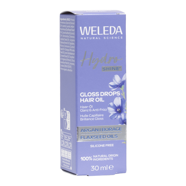 Weleda Hydra Shine huile capillaire bio Brillance gloss