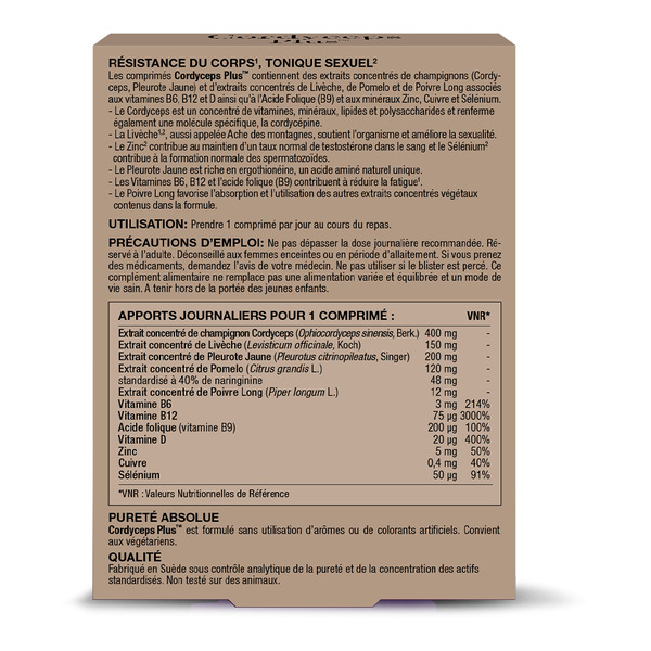 New Nordic Cordyceps Plus comprimés