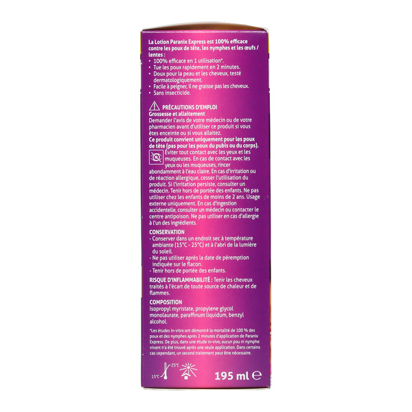 Paranix Express Lotion anti poux + peigne