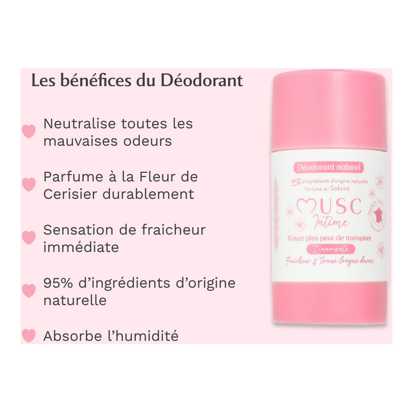 Musc Intime Déodorant Naturel