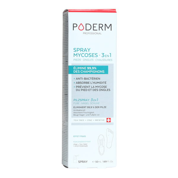 Poderm Spray Mycoses 3 en 1