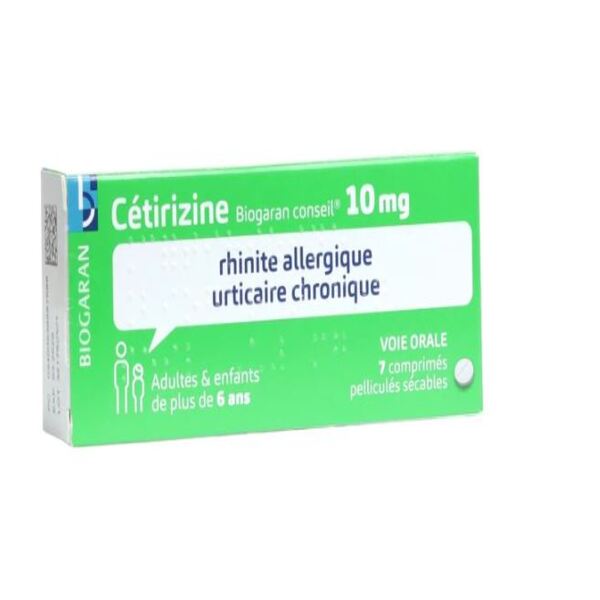 Cetirizine 10 mg comprimé
