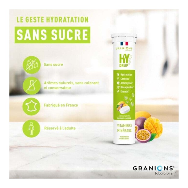 Granions Hydrop Vitamines et Minéraux comprimés