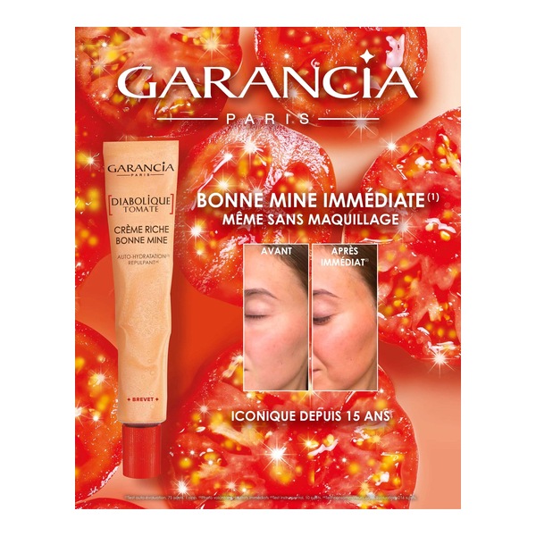 Garancia Diabolique Tomate crème riche Bonne mine