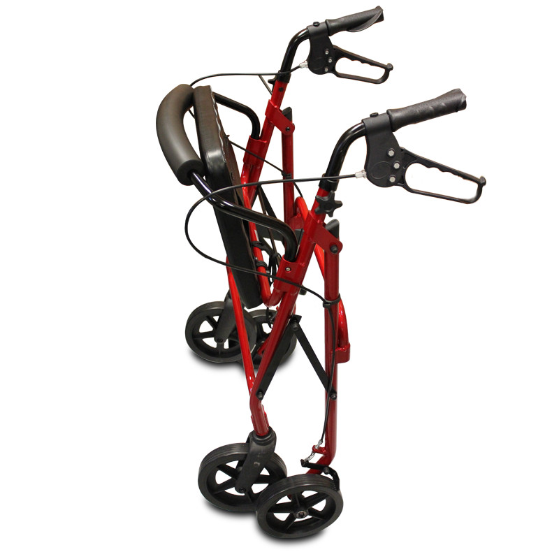 Rollator 4 roues assise et dossier
