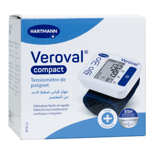 Hartmann Veroval Tensiomètre poignet Compact