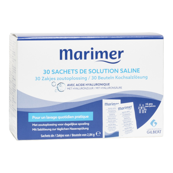 Marimer sachets de solution saline lavage nasal