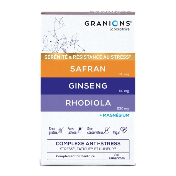 Granions Complexe anti stress comprimés