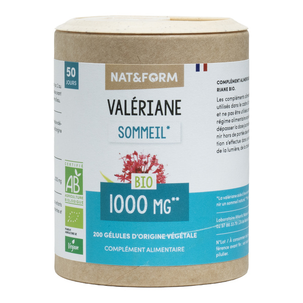 Nat et Form Valériane Bio gélules