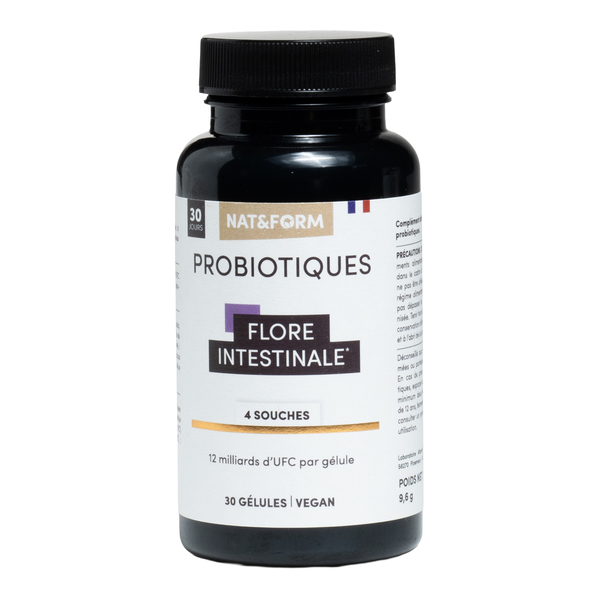 Nat et Form probiotiques Flore intestinale gélules