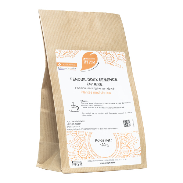 Iphym Infusion fenouil doux semence entière