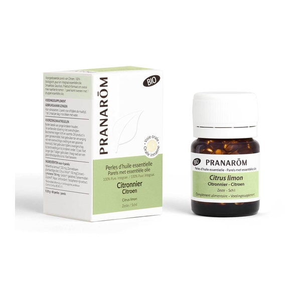Pranarom capsules d'huile essentielle de Citronnier Bio