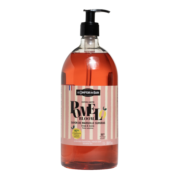 Le Comptoir du Bain savon de Marseille traditionnel Pamplemousse rose