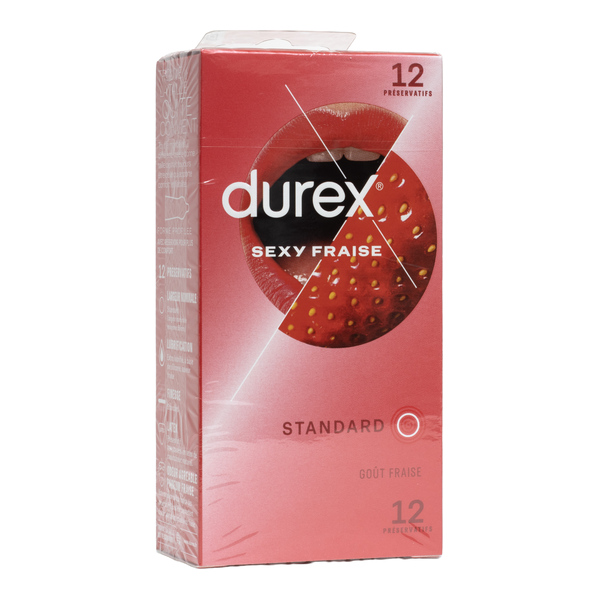 Durex Sexy Fraise préservatifs