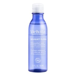 Melvita bouquet floral Démaquillant yeux bi-phase waterproof bio