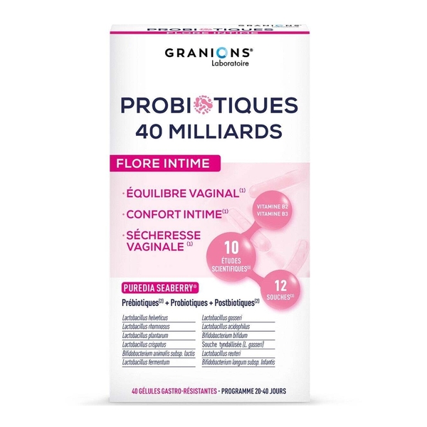 Granions Probiotiques Flore intime gélules