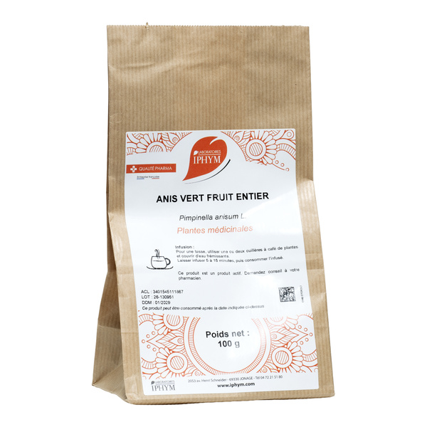 Iphym anis vert fruit entier pour infusion