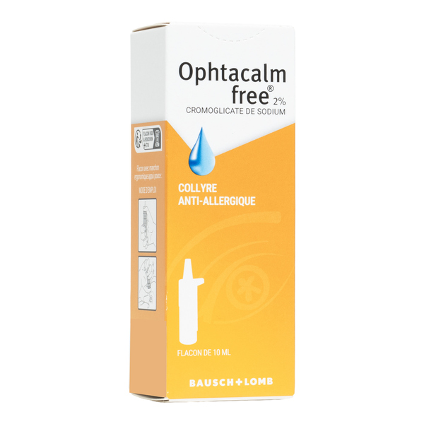 OphtacalmFree 2 % collyre sans conservateur