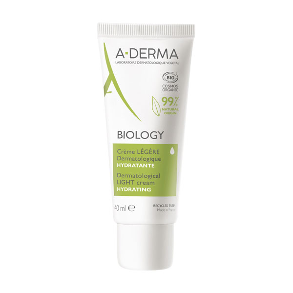 A-Derma Biology Crème légère dermatologique Bio