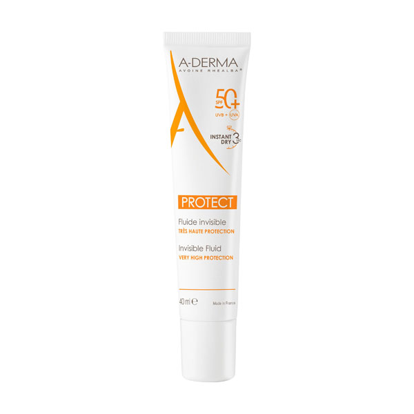 A-Derma Protect fluide protection solaire invisible SPF 50+