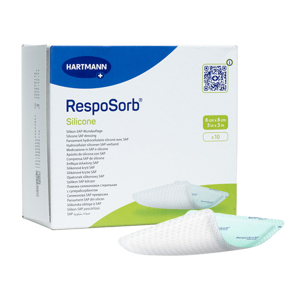 Hartmann RespoSorb Silicone pansement hydrocellulaire