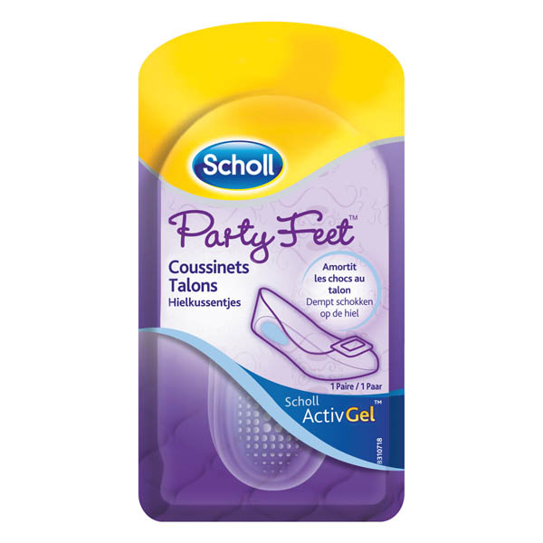 Coussinets talons ActivGel Scholl Party Feet 1 paire