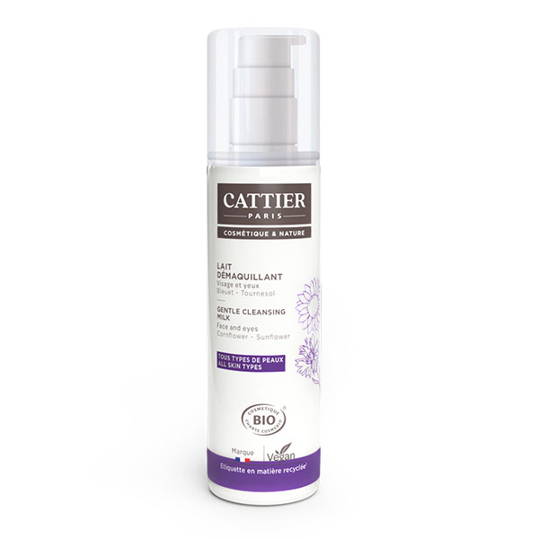 Cattier Lait démaquillant Bleuet tournesol Bio