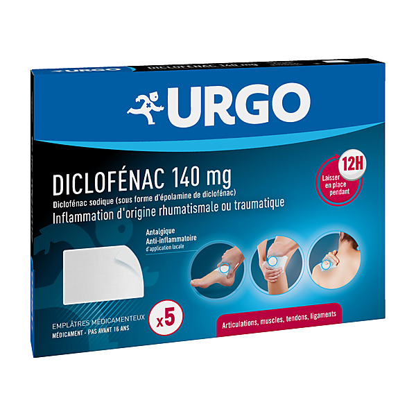 Urgo patch anti douleur Diclofénac 140 mg