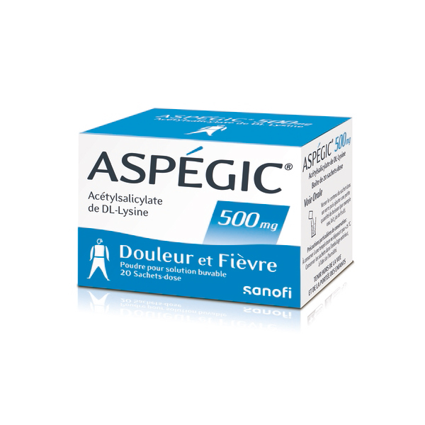 Aspégic sachet aspirine 500 mg