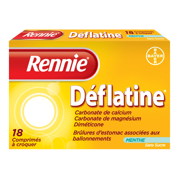 Rennie Deflatine comprimés à croquer