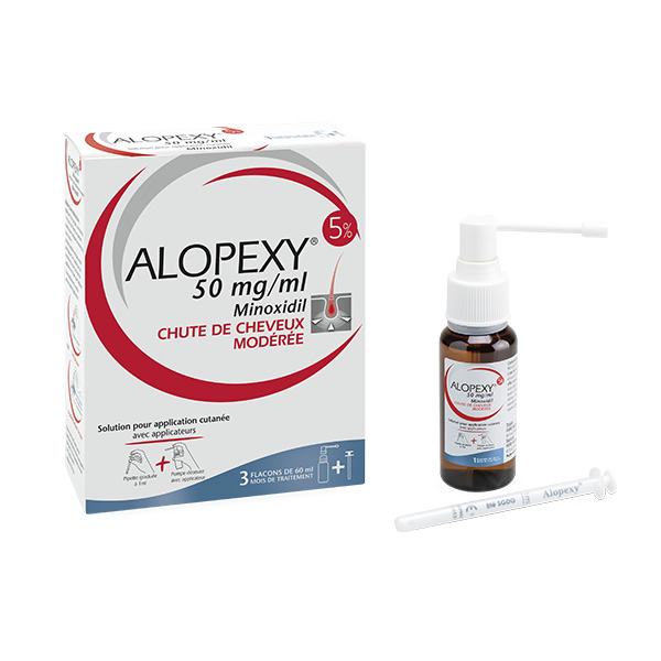 Solution Alopexy Minoxidil 5% anti chute cheveux