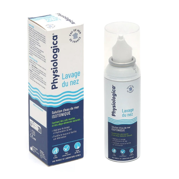 Spray eau de mer lavage nasal Physiologica Gifrer
