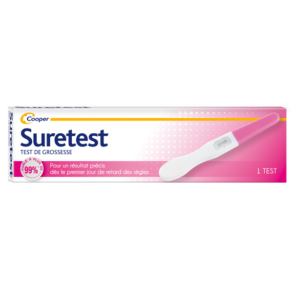 Suretest test de grossesse Cooper