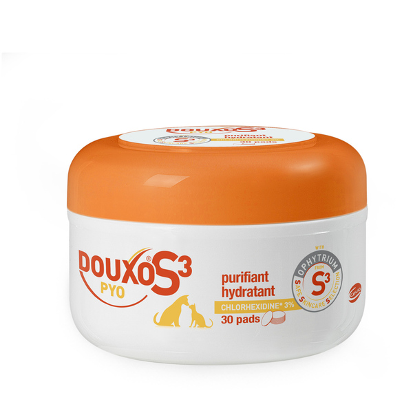 Cotons Douxo S3 Pyo imprégnés