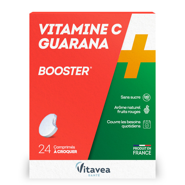 Vitavea comprimés vitamine C guarana booster