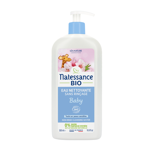 Natessance eau nettoyante sans rinçage Bio toilette de bébé