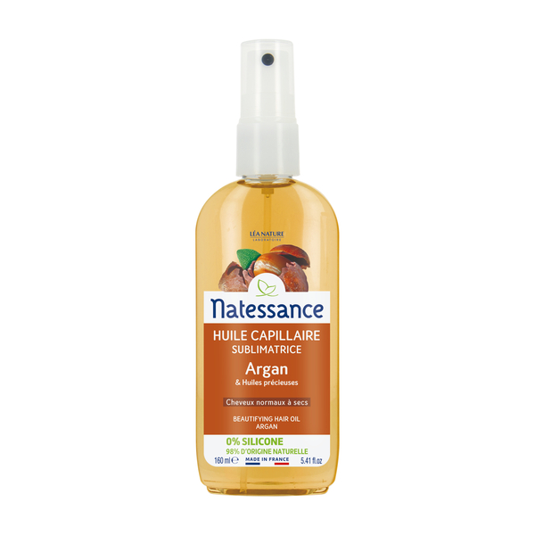 Natessance huile capillaire sublimatrice Argan