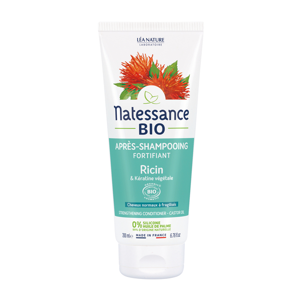 Après-shampooing fortifiant Natessance Ricin et Kératine