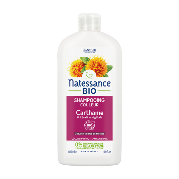 Natessance shampooing couleur Carthame Bio