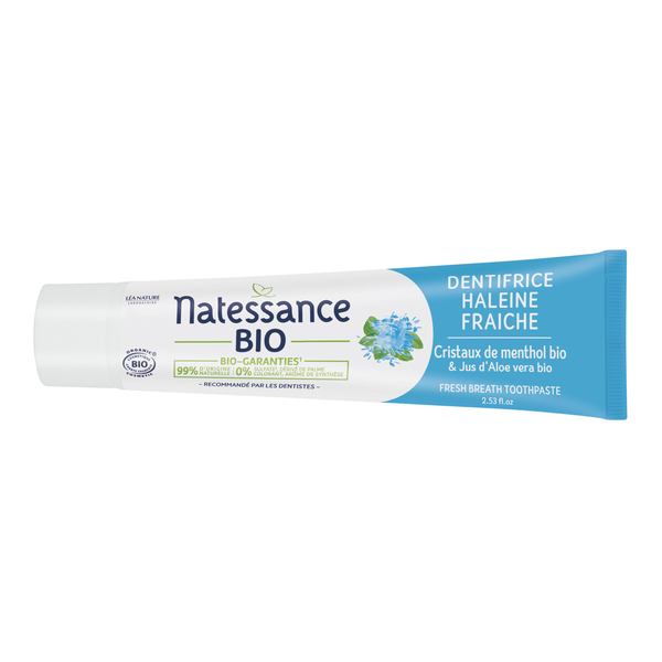 Dentifrice bio Natessance Haleine fraiche