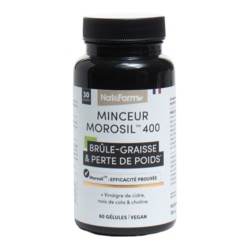 Gélules brule graisses Morosil 400 Nat et Form Minceur