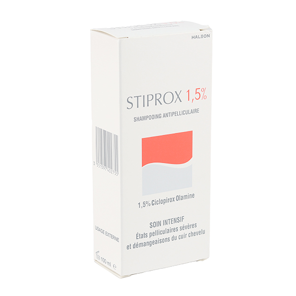 Stiprox 1,5 % shampoing antipelliculaire soin intensif