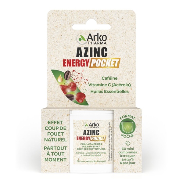 Azinc Energy Pocket comprimés