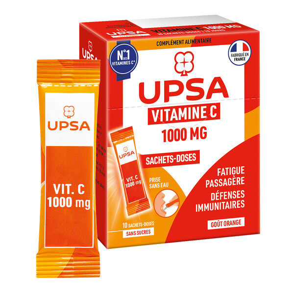 Sticks Vitamine C 1 g UPSA Vitalité