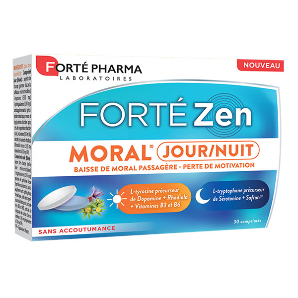 Forté Pharma Comprimés Forté Zen Moral Jour/Nuit