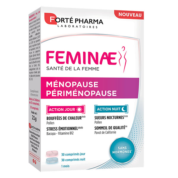 Comprimés Ménopause périménopause Feminae Forté Pharma