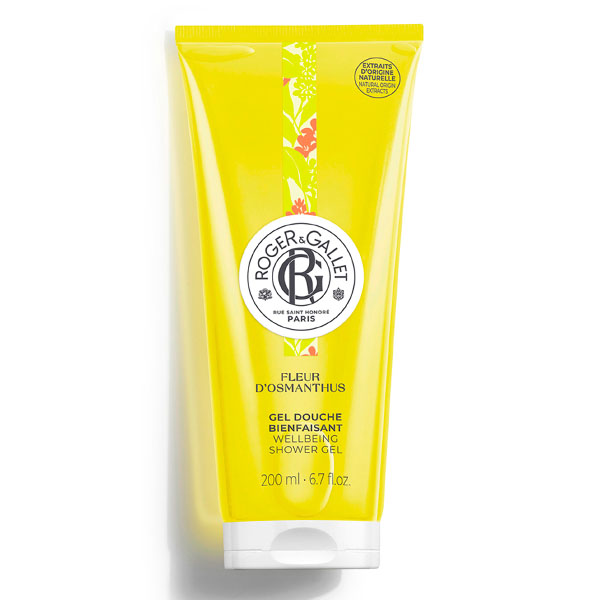 Gel douche bienfaisant Roger et Gallet parfumé à la Fleur d'Osmanthus